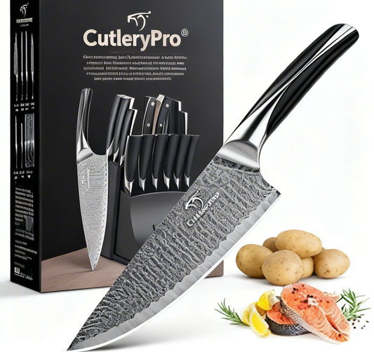 CutleryPro® Culinary Sorcerer Knife Set - Slice, Dice & Charm Your Way Through Every Kitchen Quest!