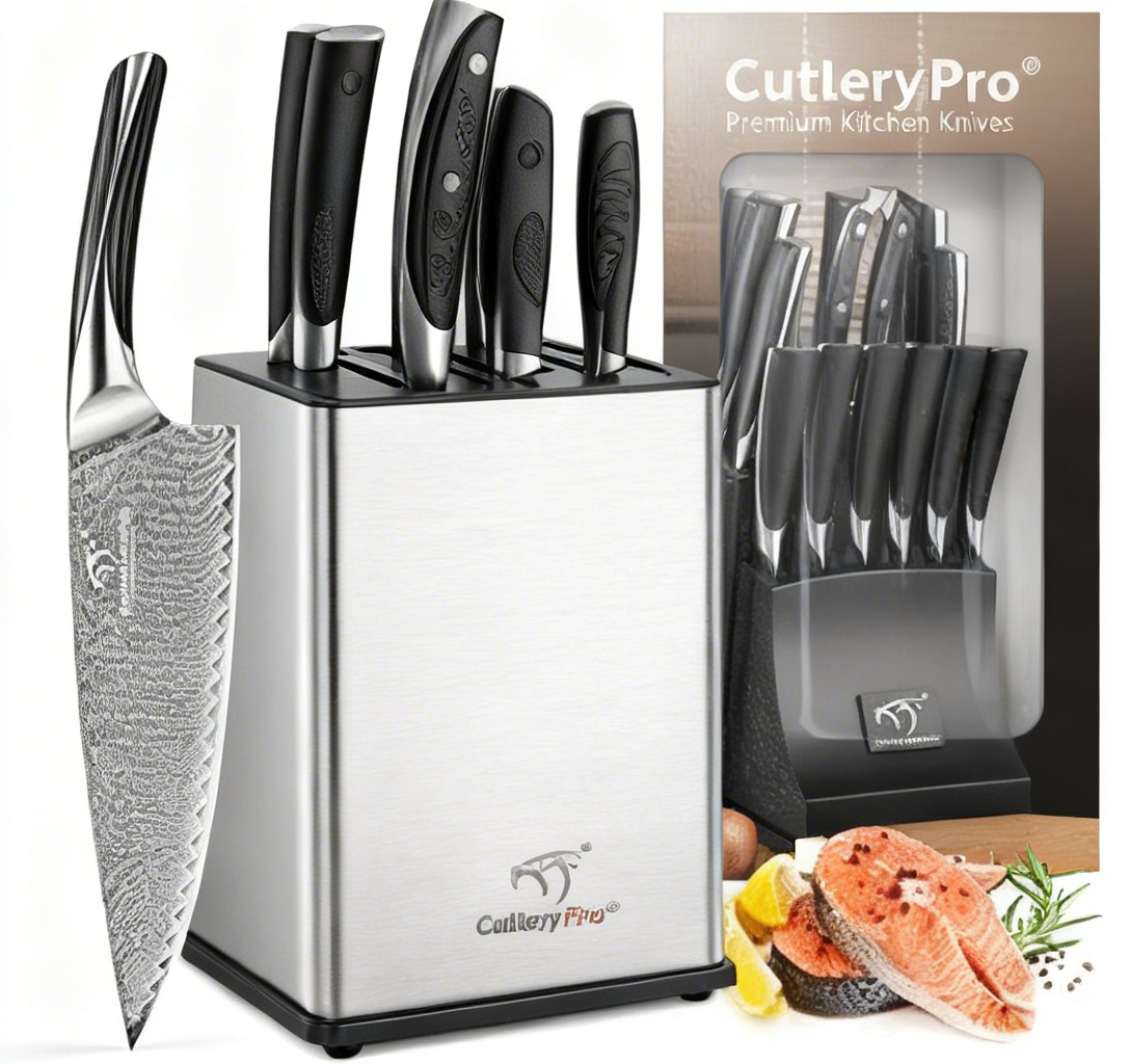 CutleryPro® Titan Blade Kitchen Knife Set – Turn Meal Prep Into a Heroic Feast (No Capes Required!)